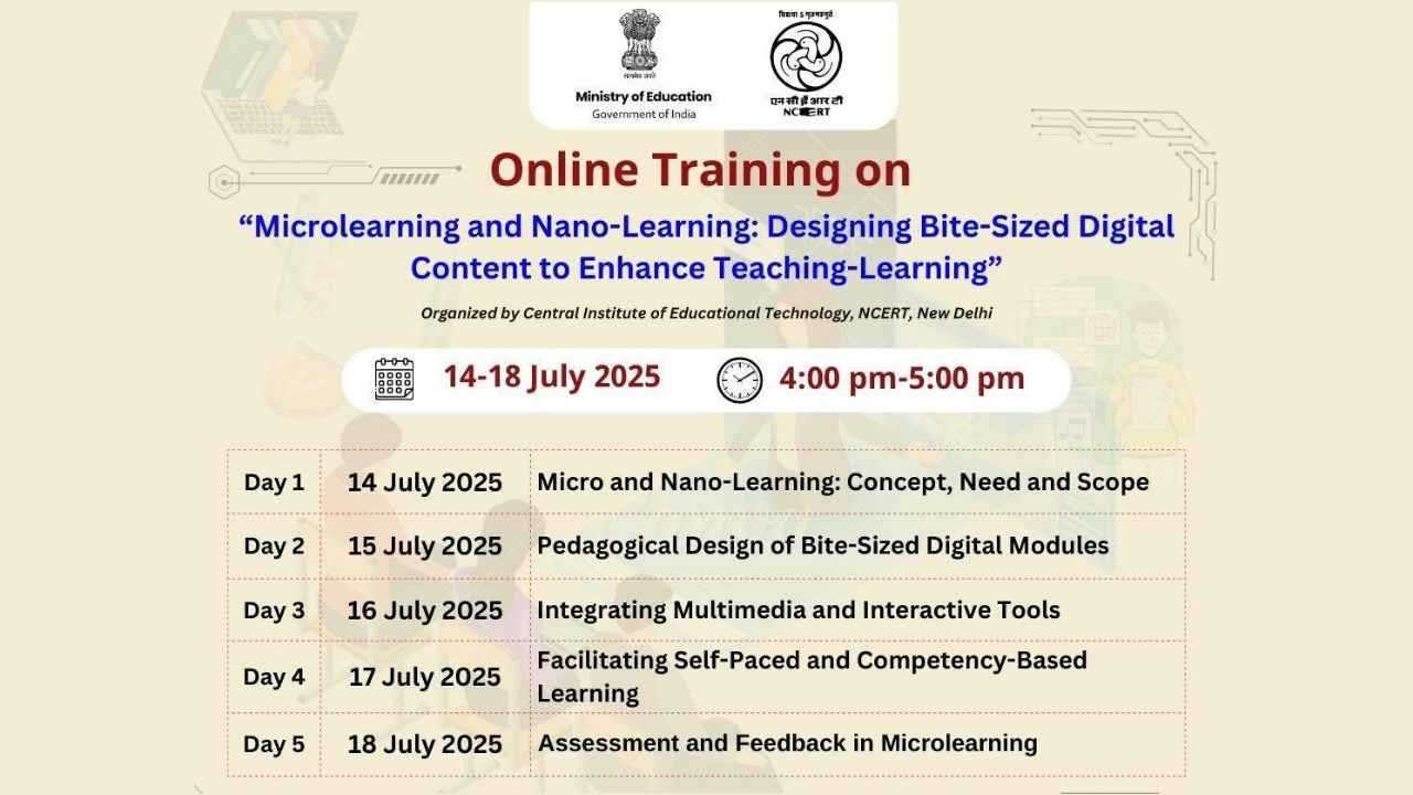 NCERT CIET Microlearning Teacher Training