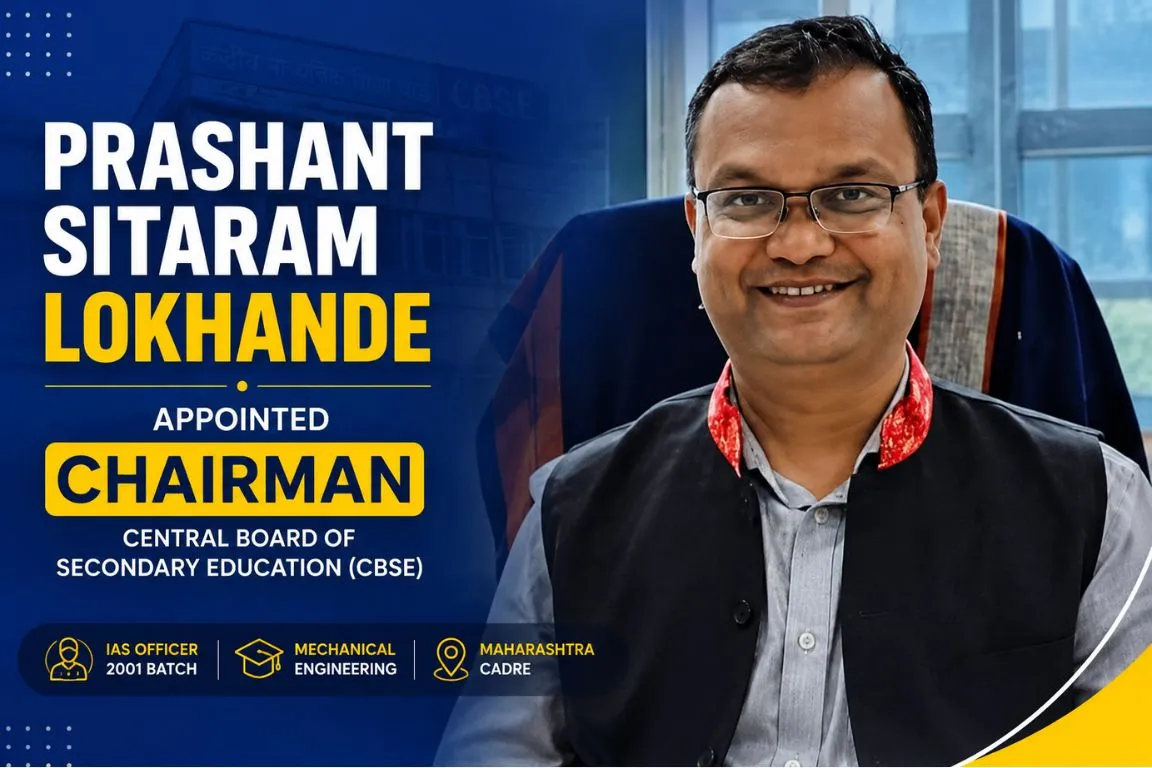 Prashant Lokhande appointed as new CBSE chairman